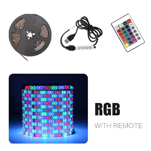 5v Flexible USB LED Strip Light Lamp
