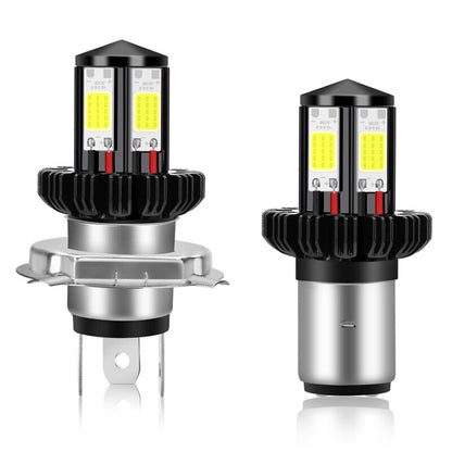 Motorcycle Headlight Bulbs H6 BA20D H4 LED Hi Lo beam Moto LED Headlight Motorbike LED Lamps Conversion Kit Bulbs 1200LM 6000K